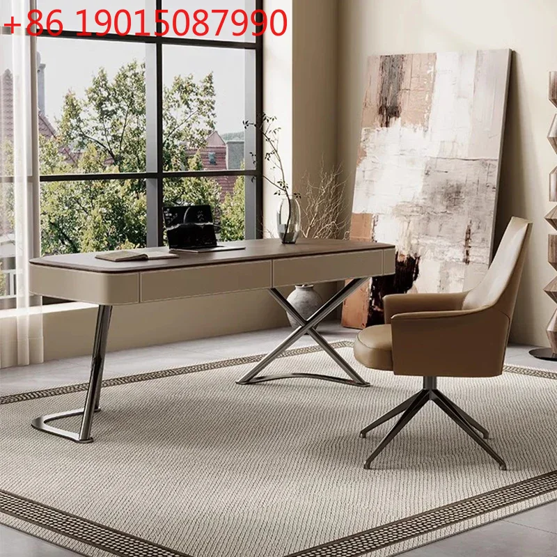 Home Office Work Table - Office Desk Work Executive Modern Computer