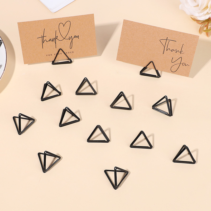 10pcs Metallic Gold Place Card - огляд і ціна Document Holder Stand