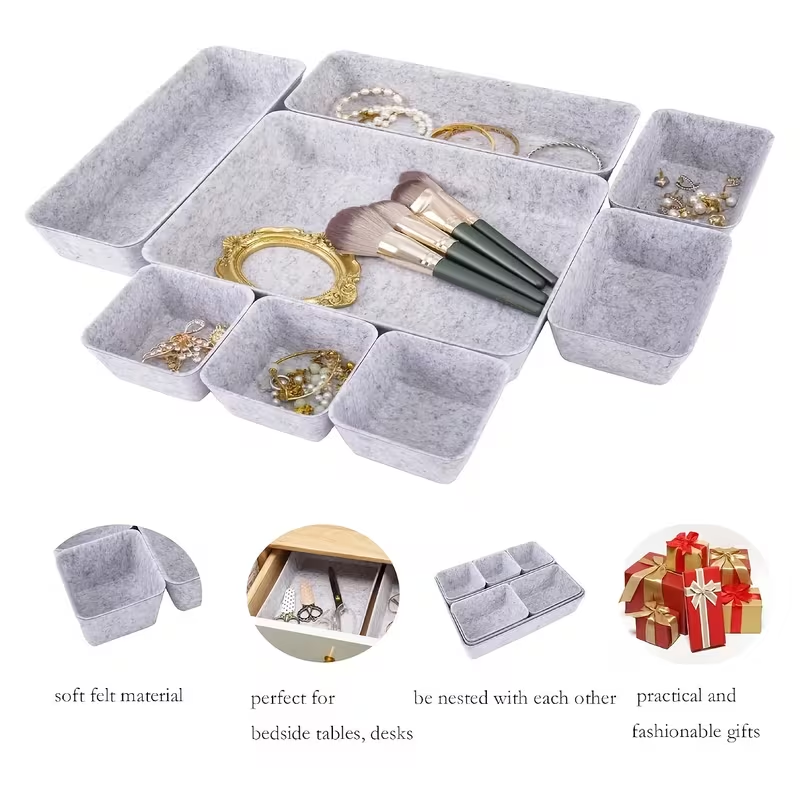 Drawer Felt Storage Box Soft D - огляд і ціна Home Office Work Table