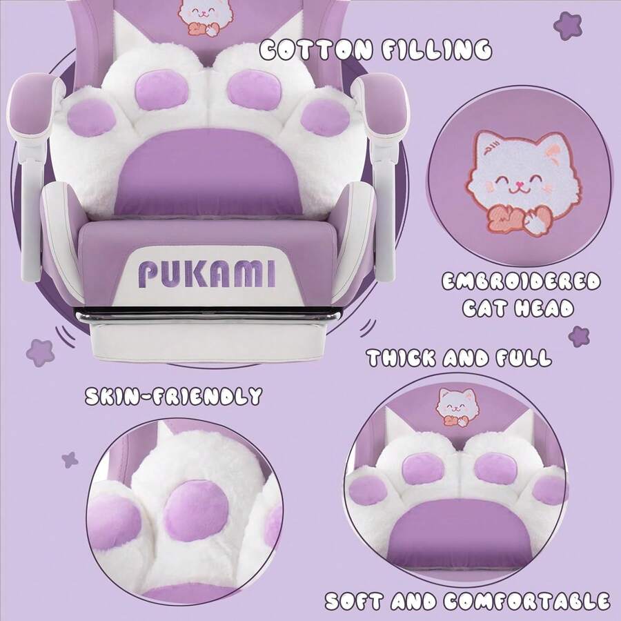 Pink Gaming Chair With Linked  - огляд і ціна Ergonomic Office Chair